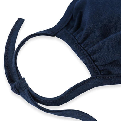 Ear Tie Face Masks for Adults in Navy | Fruit of the Vine Boutique 
