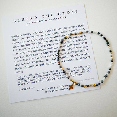 Living Truth Collective - Behind The Cross - Pewter