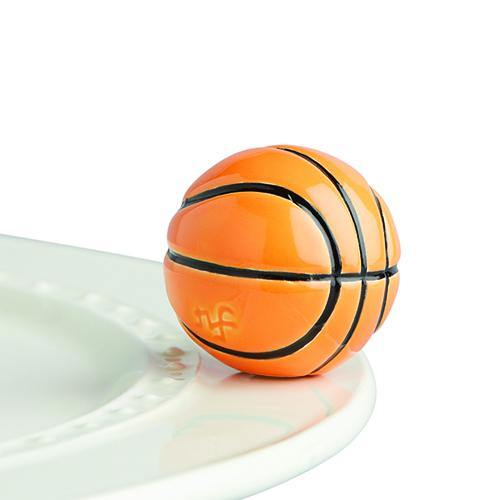 Hoop, There It Is Basketball Mini | Nora Fleming | Fruit of the Vine Boutique 