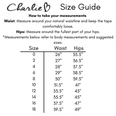 Charlie B size guide