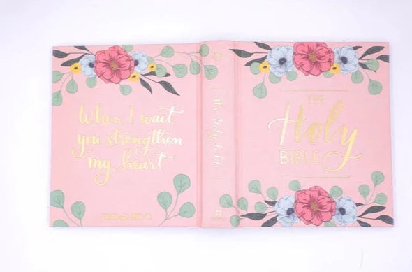 Wheat and Honey Co. - The Holy Bible - Blush, ESV Journaling Bible | Fruit of the Vine Boutique