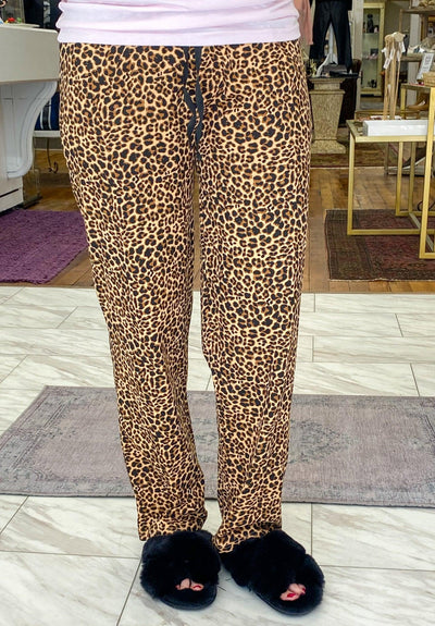 Leopard Pajama Pants | Fruit of the Vine Boutique 