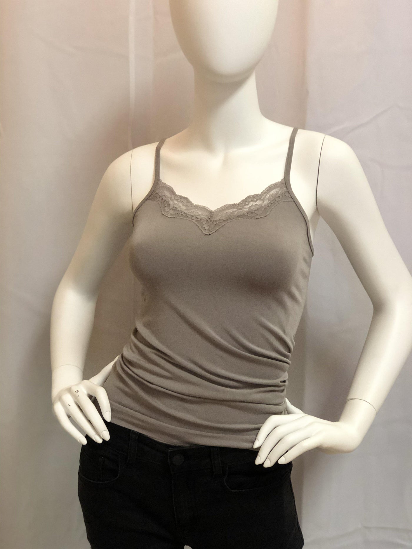 Basic Cami with Lace | Fruit of the Vine Boutique 
