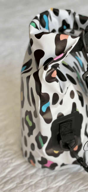 Water proof Dry Bag Backpack in Fun Leopard | Fruit of the Vine Boutique 