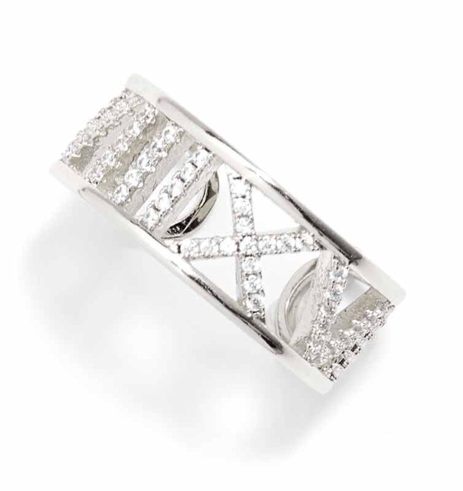 Alexi Crystal Cut Out Ring | Fruit of the Vine Boutique 