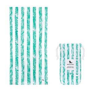 Palm paradise towel and pouch