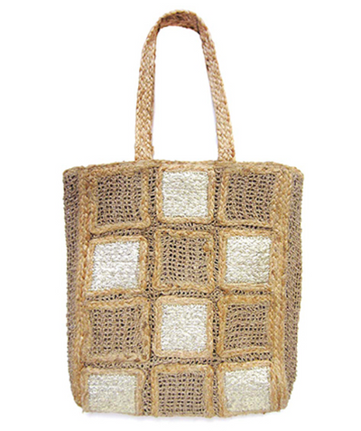 Woven Jute Tote | Fruit of the Vine Boutique 