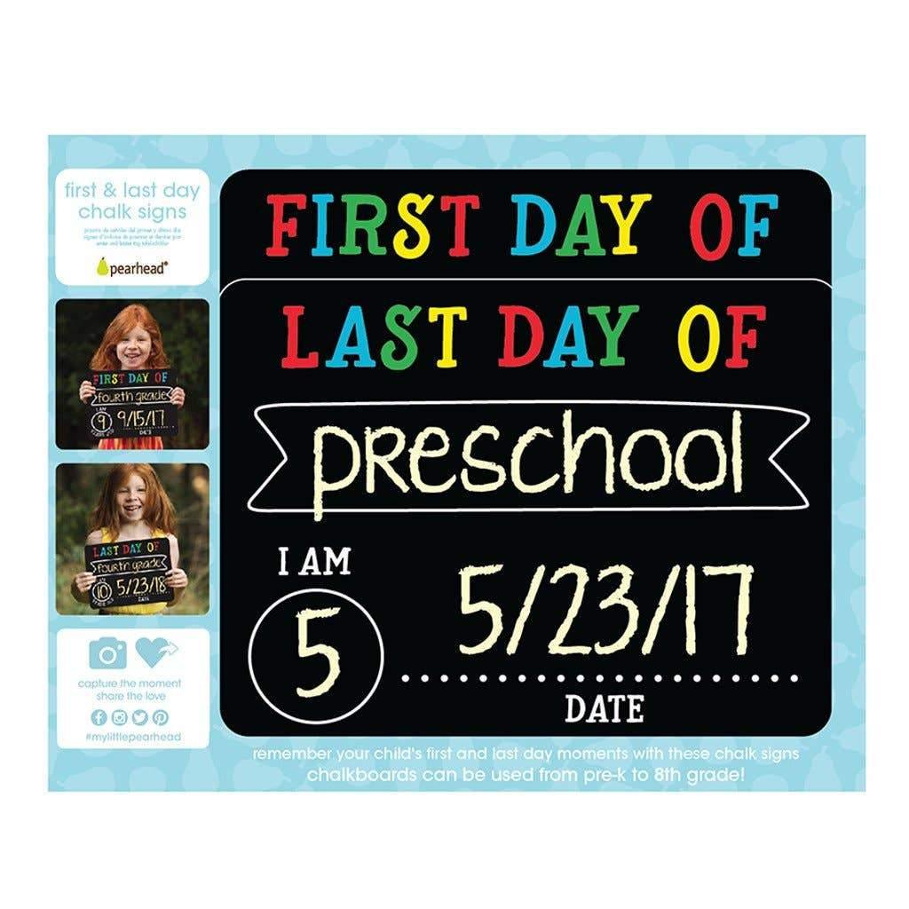 First and Last Day of School Chalkboards | Fruit of the Vine Boutique 