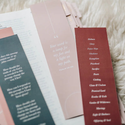 Bible study prompts bookmarks