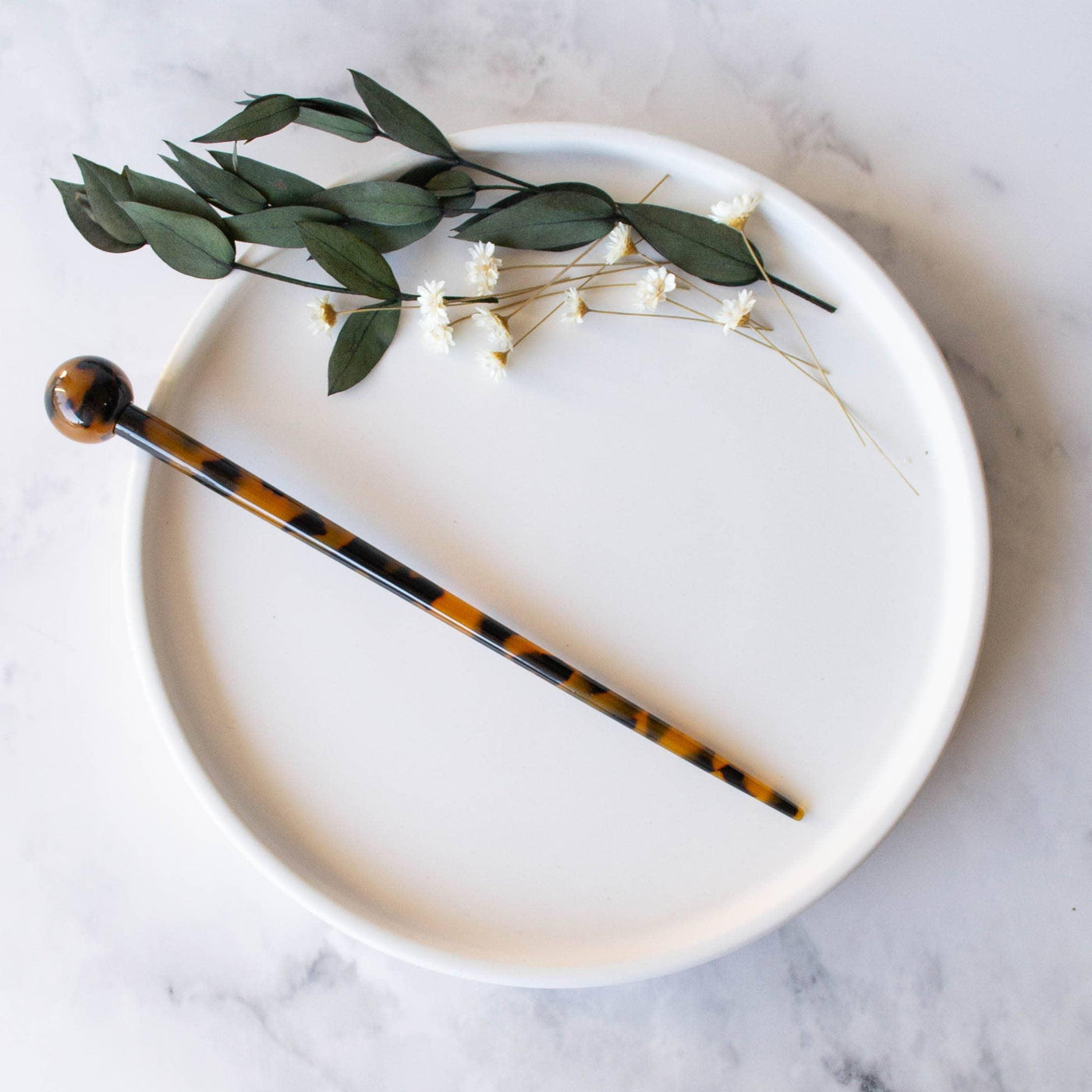 Eco Love The Earth Cellulose Acetate Hair Stick | Fruit of the Vine Boutique 