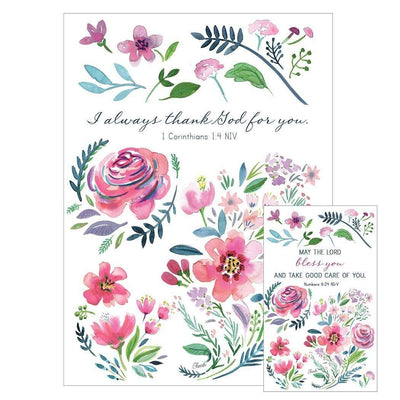 Thinking of You Floral Bouquet Faith and Friendship Card | Fruit of the Vine Boutique 