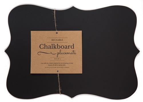 Chalkboard Placemat Set of 4 | Fruit of the Vine Boutique 