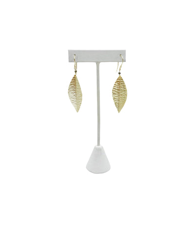Gold Cabo Leaf Earrings | Erin Gray | Fruit of the Vine Boutique 