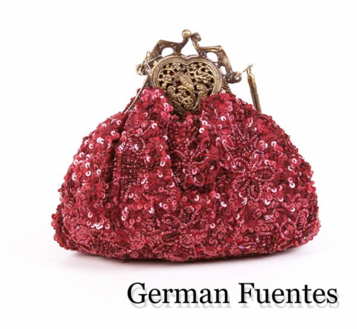 German Fuentes Corail Evening Bag | Fruit of the Vine Boutique 