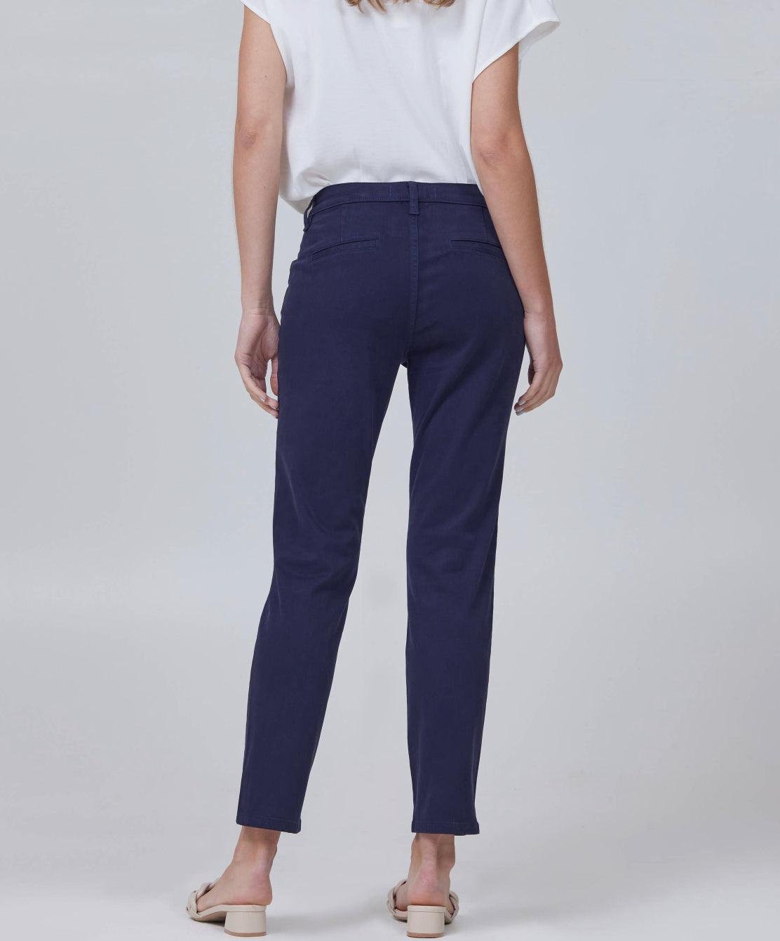 The Pert Tapered Trousers with Ruffle Pocket Accents | Fruit of the Vine Boutique 