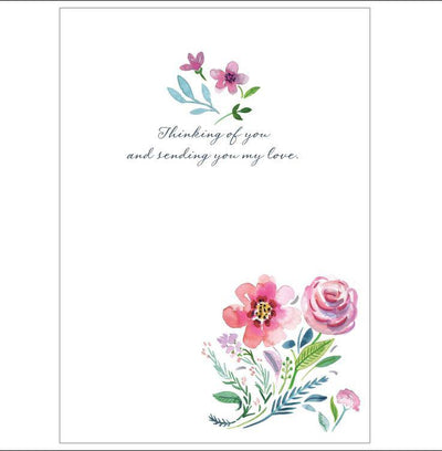 Thinking of You Floral Bouquet Faith and Friendship Card | Fruit of the Vine Boutique 