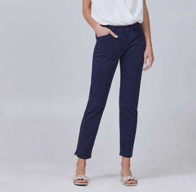 The Pert Tapered Trousers with Ruffle Pocket Accents | Fruit of the Vine Boutique 