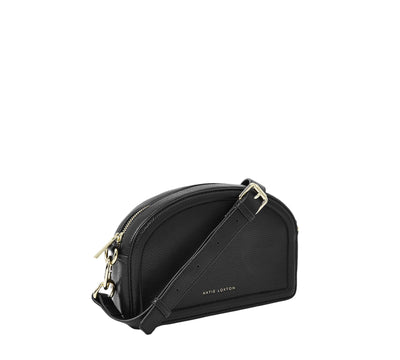 Black half moon purse