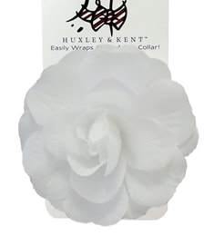 White Rose Dog Collar Flower | Fruit of the Vine Boutique 