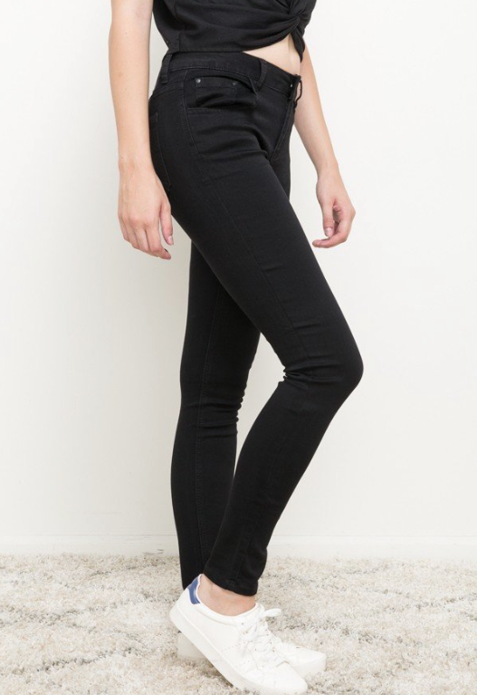 Mystree Black Stretchy Skinny Jeans | Fruit of the Vine Boutique 