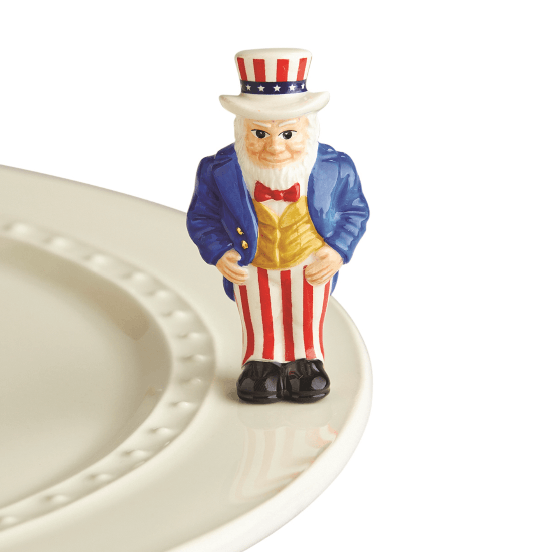 Uncle Sam mini for decorating a Nora Fleming dish