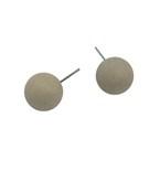Wood ball studs in gray, front view.